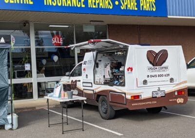 LygonCoffee van at DBC Sales Day, Prospect, SA