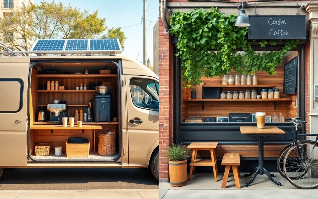 How-to Build A Sustainable Coffee Van Vs. Eco-Friendly Café Business