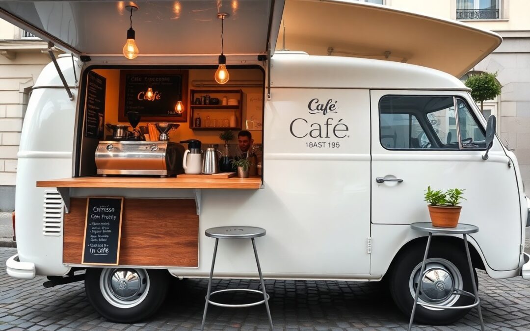 How-to Turn A Simple Coffee Van Into A Stylish Café On Wheels