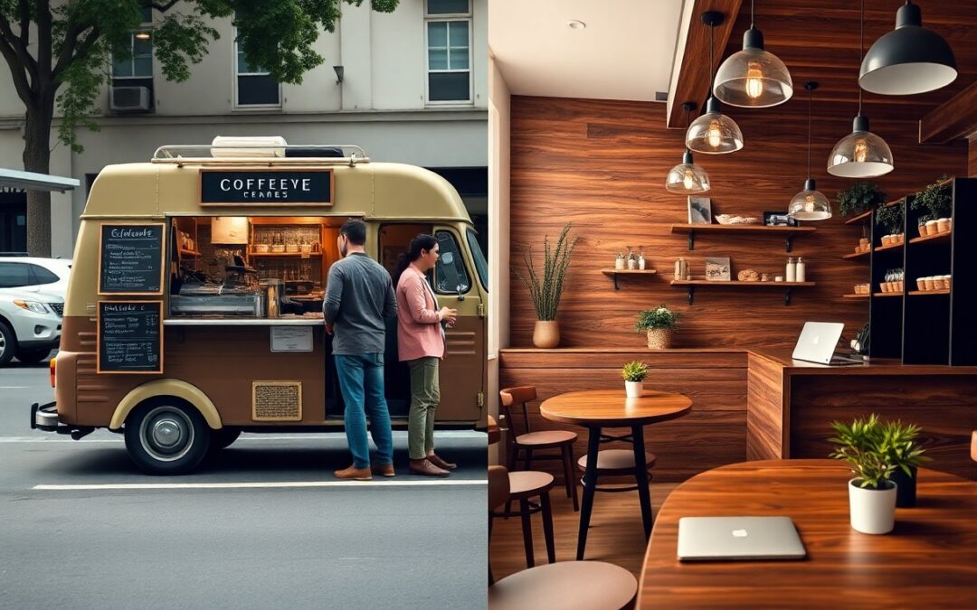 How-to Choose Between A Mobile Coffee Van And A Cozy Café – The Ultimate Startup Guide