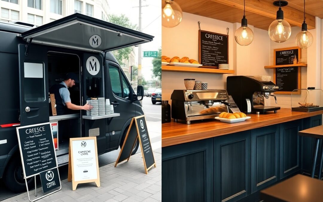 Startup Guide – Choosing Between A Mobile Coffee Van And A Traditional Café