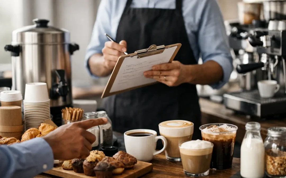 How to Book Coffee Catering Without Guesswork