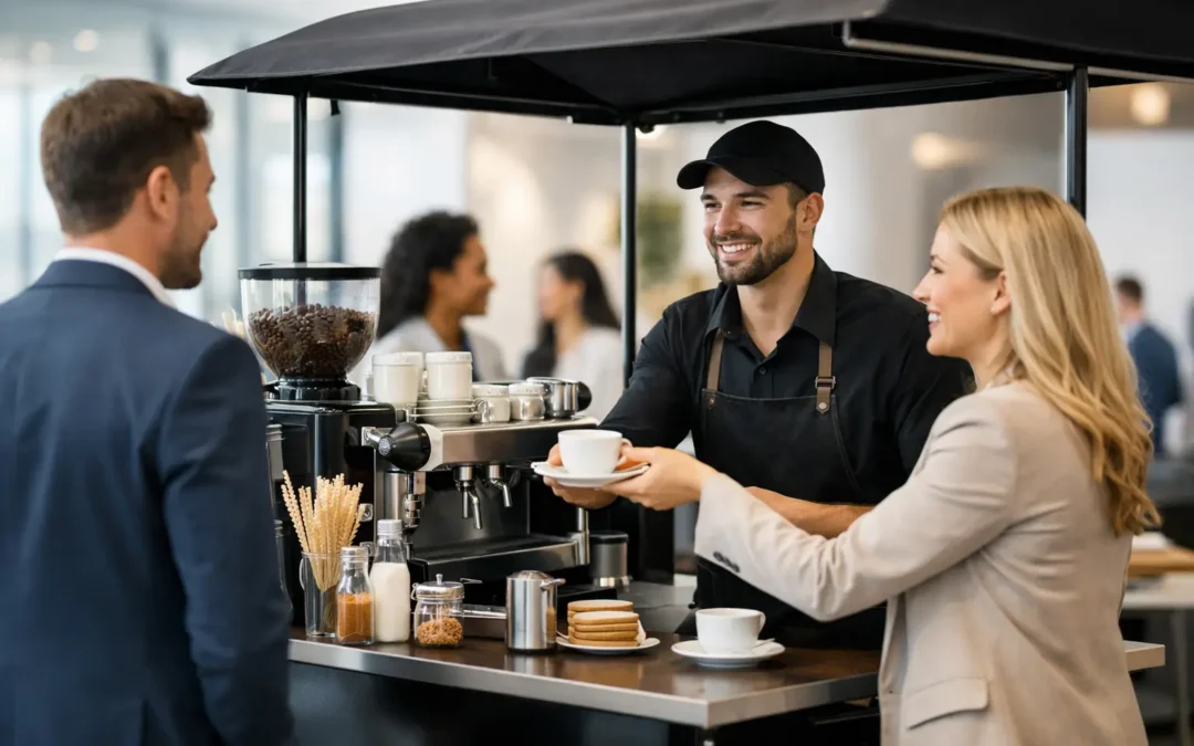 Why a Coffee Cart for Promotional Events Works