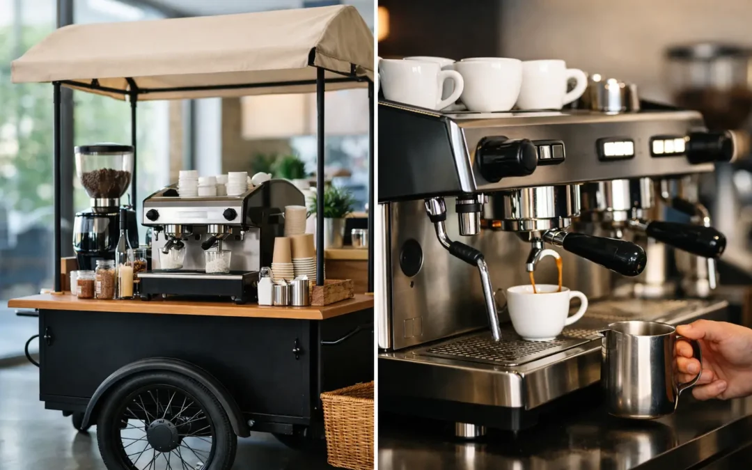 Coffee Cart Versus Espresso Machine: Which Fits?