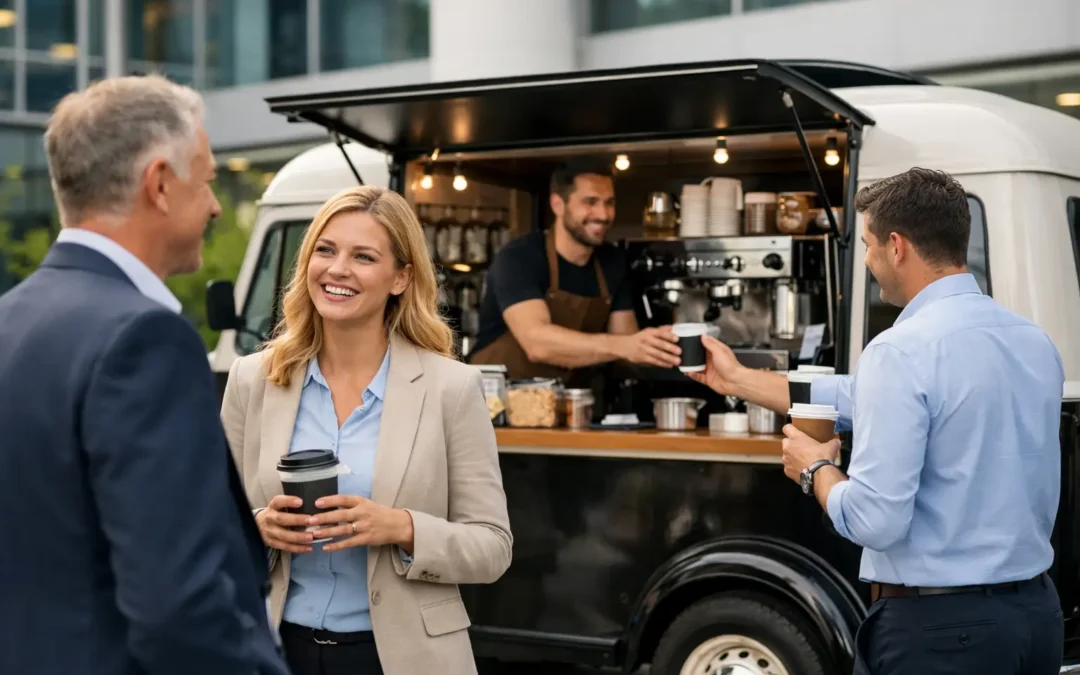 Coffee Van for Staff Appreciation That Lands