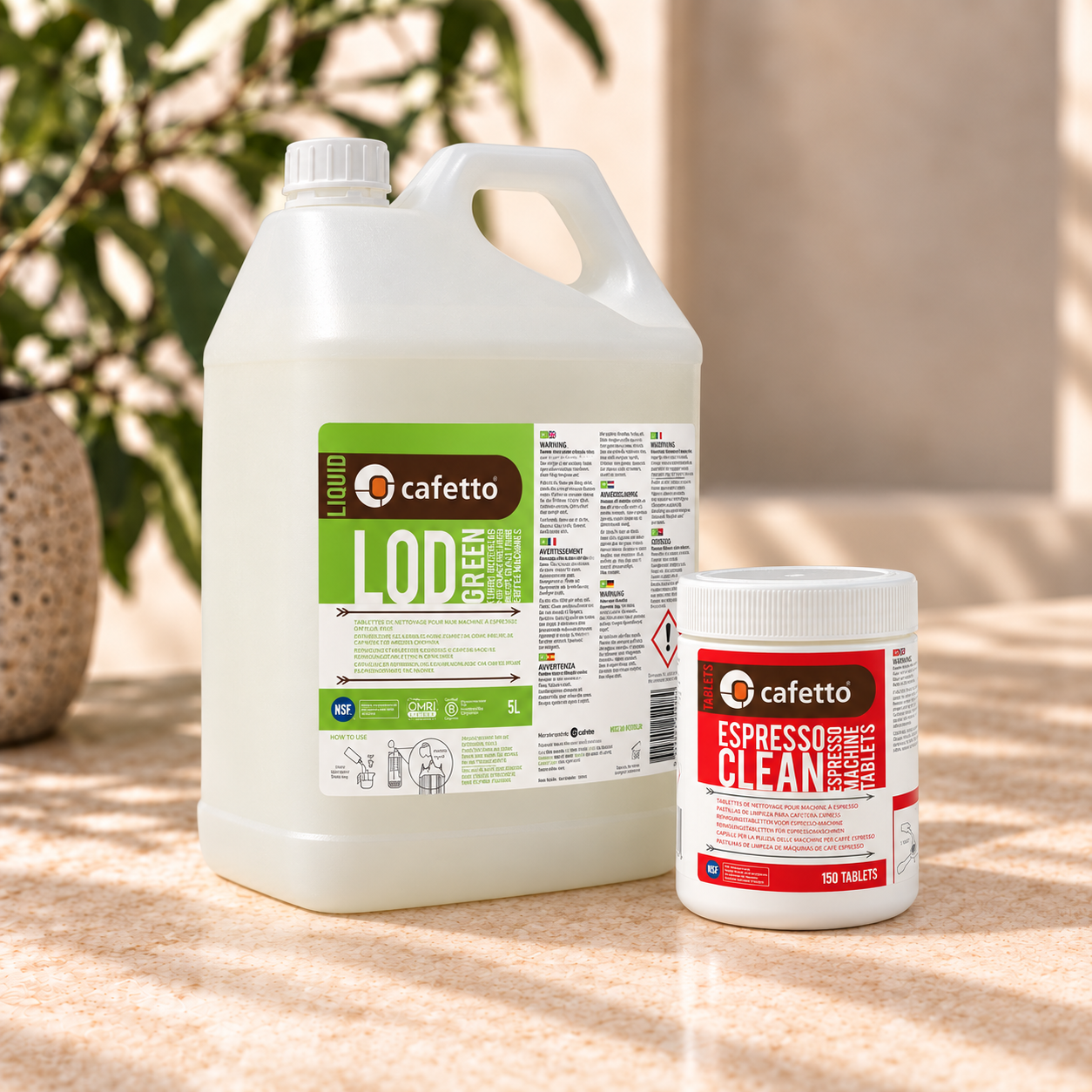 Cafetto coffee machine cleaning products